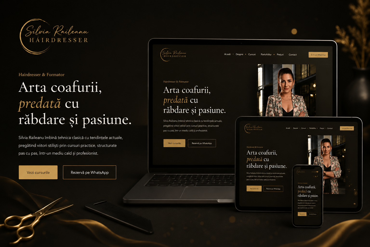 RAILEANUSILVIA.RO -> HAIRDRESSER
